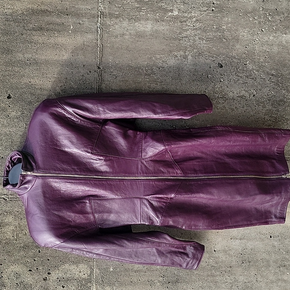 Michael Hoban Vintage Leather Dress
